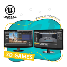 Unreal Engine 4. Игровой движок - КИБЕРшкола программирования для детей, компьютерные курсы для школьников, начинающих и подростков - KIBERone г. Сочи