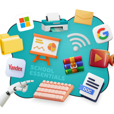 Цифровая база для школьника - КИБЕРшкола программирования для детей, компьютерные курсы для школьников, начинающих и подростков - KIBERone г. Сочи