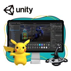 Мир игр на Unity 2D на популярном движке + AI-помощники - КИБЕРшкола программирования для детей, компьютерные курсы для школьников, начинающих и подростков - KIBERone г. Сочи