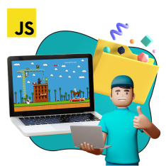 Программирование на JavaScript. Учимся создавать игры! - КИБЕРшкола программирования для детей, компьютерные курсы для школьников, начинающих и подростков - KIBERone г. Сочи