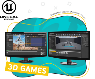 Unreal Engine 4. Игровой движок - Школа программирования для детей, компьютерные курсы для школьников, начинающих и подростков - KIBERone г. Сочи