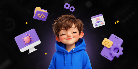 Идеальный сайт с нуля: код, дизайн и AI-помощник - КИБЕРшкола программирования для детей, компьютерные курсы для школьников, начинающих и подростков - KIBERone г. Сочи